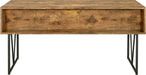 Rustic 63 Inch Writing Desk with Four Storage Drawers - ShipItFurniture