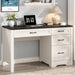 Rustic Farmhouse Executive Desk with Ample Storage Drawers - ShipItFurniture