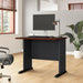 Series a 36W Small Desk in Hansen Cherry and Galaxy, Compact Computer Table for Home or Professional Office - ShipItFurniture