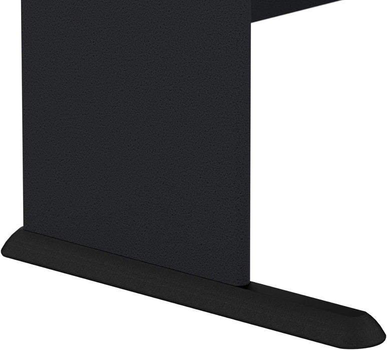 Series a 36W Small Desk in Hansen Cherry and Galaxy, Compact Computer Table for Home or Professional Office - ShipItFurniture