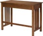 Sierra Mission Writing Desk with Pull - Out Storage Drawer - ShipItFurniture