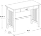 Sierra Mission Writing Desk with Pull - Out Storage Drawer - ShipItFurniture