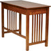 Sierra Mission Writing Desk with Pull - Out Storage Drawer - ShipItFurniture