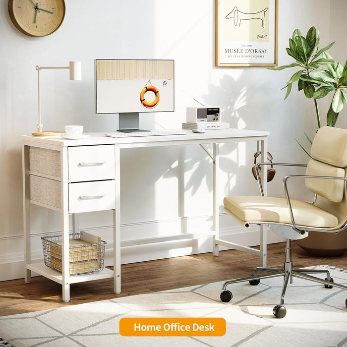 Small Computer Desk with Drawers for Home Office - ShipItFurniture