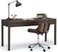 Solid Wood Contemporary Writing Desk with Two Drawers - ShipItFurniture