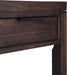 Solid Wood Contemporary Writing Desk with Two Drawers - ShipItFurniture