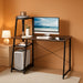 Space - Saving Computer Desk With Shelves For Small Areas - ShipItFurniture