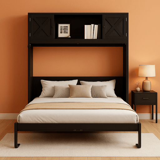 Space - Saving Murphy Cabinet Bed with Storage and Comfort - ShipItFurniture