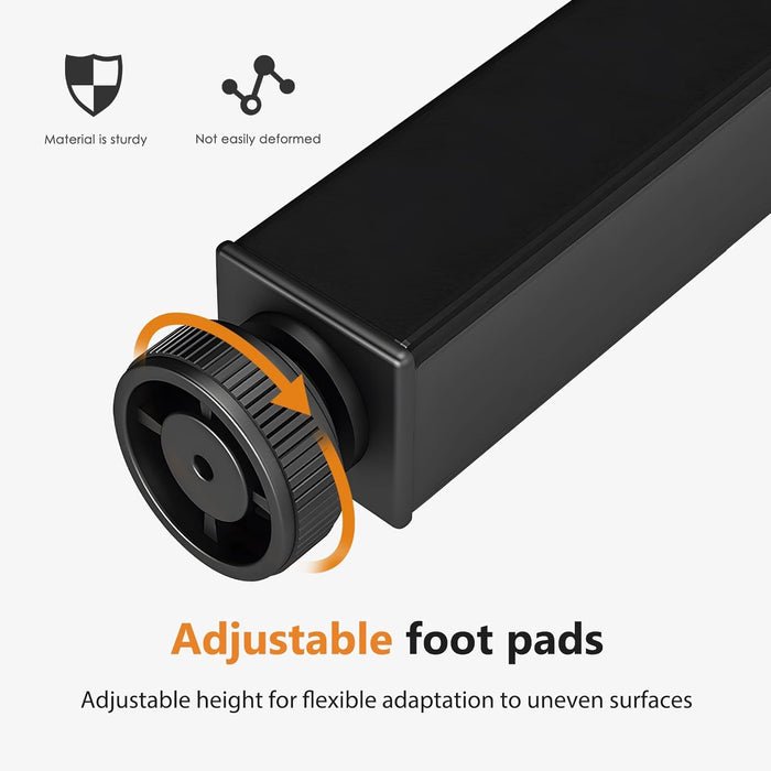 Spacious 62 Inch Office Desk with Metal Frame - ShipItFurniture