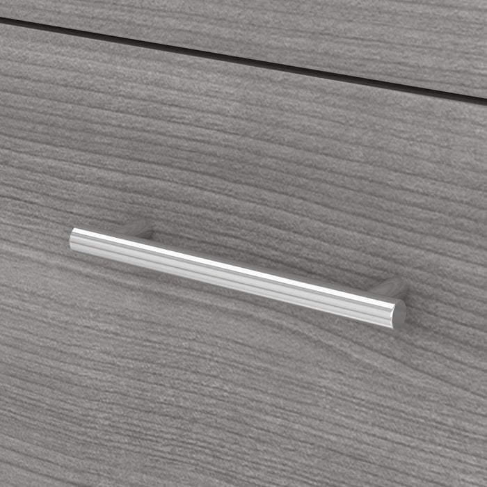 Spacious Home Office Desk with Drawers in Gray - ShipItFurniture