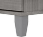 Spacious Home Office Desk with Drawers in Gray - ShipItFurniture