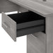 Spacious Home Office Desk with Drawers in Gray - ShipItFurniture