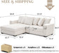 Spacious L Shaped Modular Sectional Sofa for Comfort - ShipItFurniture