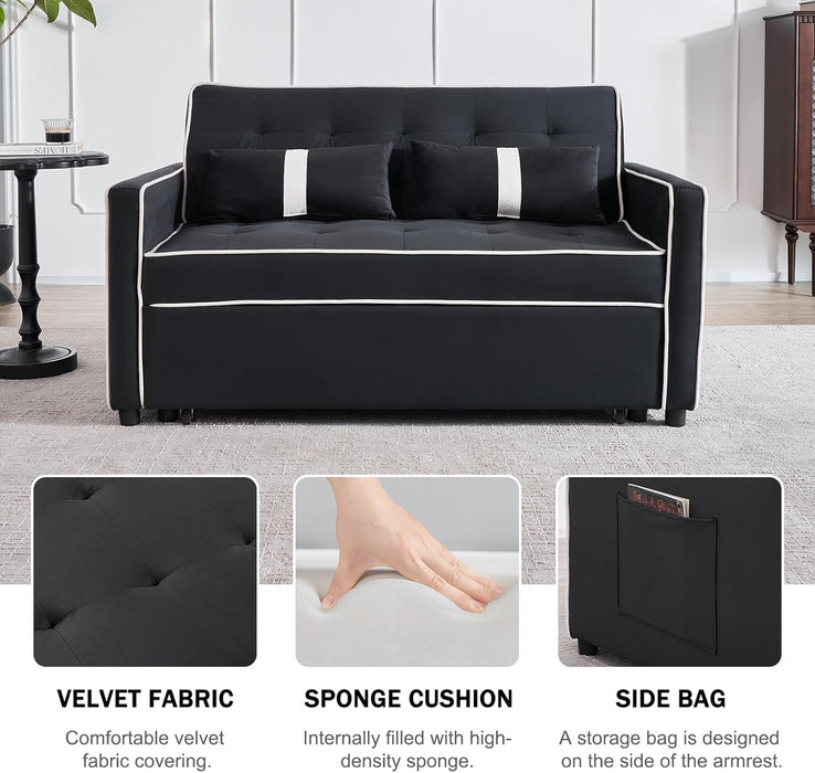Stylish 3 in 1 Convertible Sofa Bed for Relaxation - ShipItFurniture