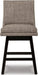 Tallenger 25" Upholstered Swivel Counter Height Barstool, 2 Count, Light Gray - ShipItFurniture