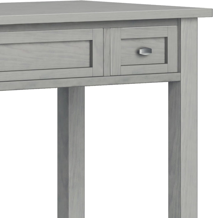 Transitional Solid Wood Writing Desk with Key Features - ShipItFurniture