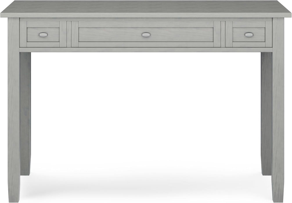 Transitional Solid Wood Writing Desk with Key Features - ShipItFurniture