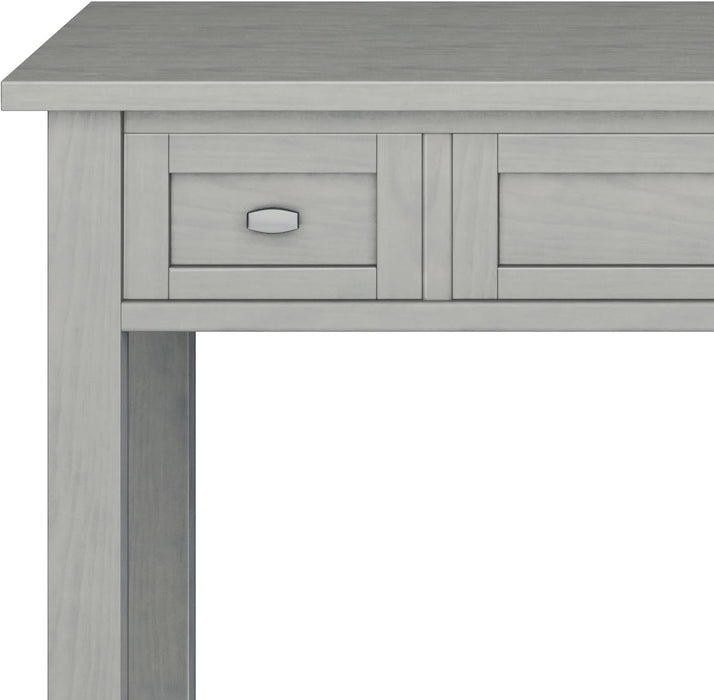 Transitional Solid Wood Writing Desk with Key Features - ShipItFurniture