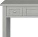 Transitional Solid Wood Writing Desk with Key Features - ShipItFurniture