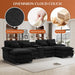 U Shaped Cloud Sectional Sofa with USB Charging Ports - ShipItFurniture