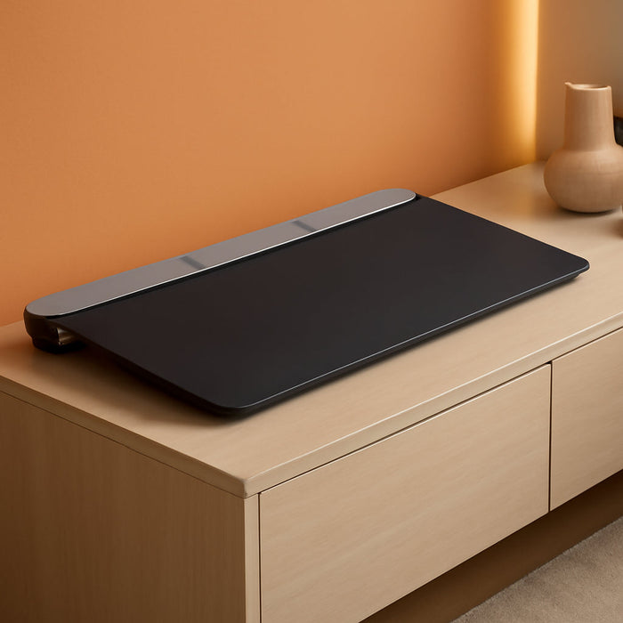 Universal 60 X 30 Inch Black Desk Top With Cable Management - ShipItFurniture