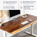 Walnut Solid Wood Adjustable Height Standing Desk Home Office - ShipItFurniture