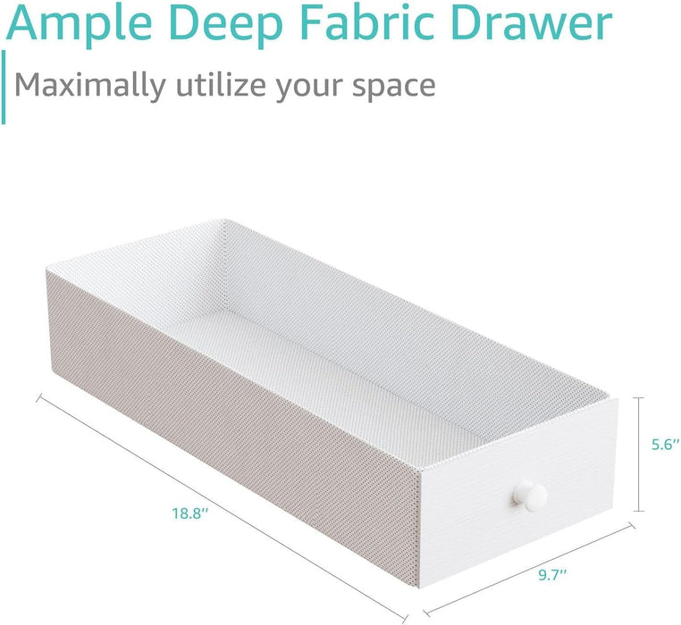 White Small Desk with Drawers - 40 Inch Computer Desk for Small Space Home Office, Modern Simple Study Writing Table PC Desks - ShipItFurniture