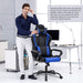 Ergonomic Gaming Chair with Lumbar Support (Blue)