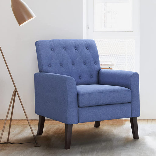 Modern Blue Armchair for Small Spaces