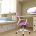 Pink Mesh Swivel Office Chair