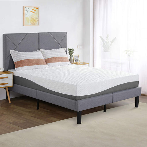 Gray Full Size Gel Memory Foam Mattress