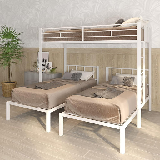 Heavy Duty Triple Bunk Beds Convertible to 3 Twin Beds