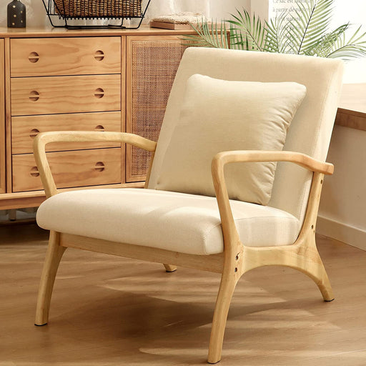 Accent chair best sale wood frame