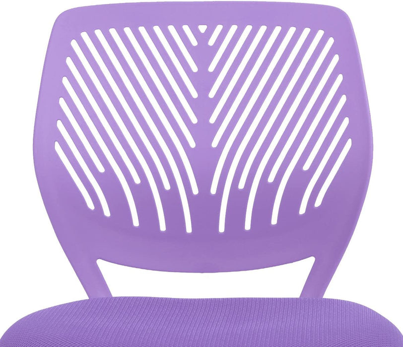 Purple Swivel Chair for Teen Home Office