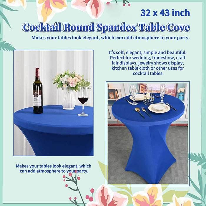 Blue Cocktail Table Covers for Bar