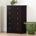 Vito Collection Chocolate 5-Drawer Dresser