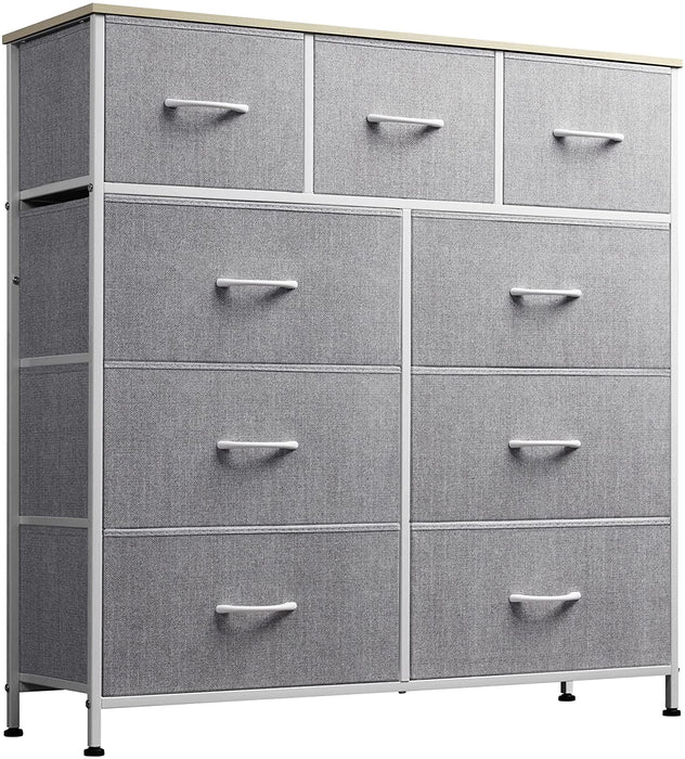 9-Drawer Fabric Storage Tower Dresser