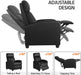 Black PU Leather Adjustable Reclining Chair