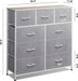 9-Drawer Fabric Storage Tower Dresser