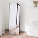 Large Black Aluminum Alloy Wall Mirror