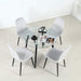 5-Piece round Glass Table Set