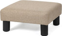 Soft Beige Ottoman Footrest for Living Room