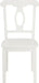 White Aubrey 5-Piece Traditional Height Dining Set