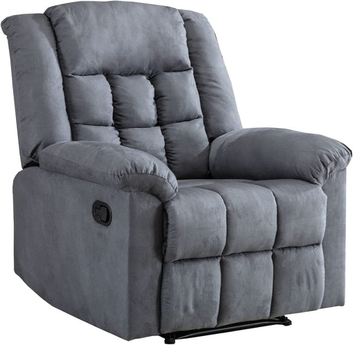 Classic Manual Recliner Chair, Padded Oversized Sofa