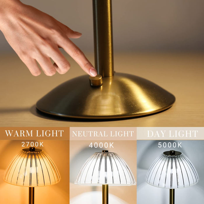 Portable Mushroom LED Table Lamp with Touch Sensor