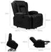 Electric Power Lift Recliner Massage Chair (Black)