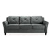 Liston 78.8" round Arm Tufted Sofa