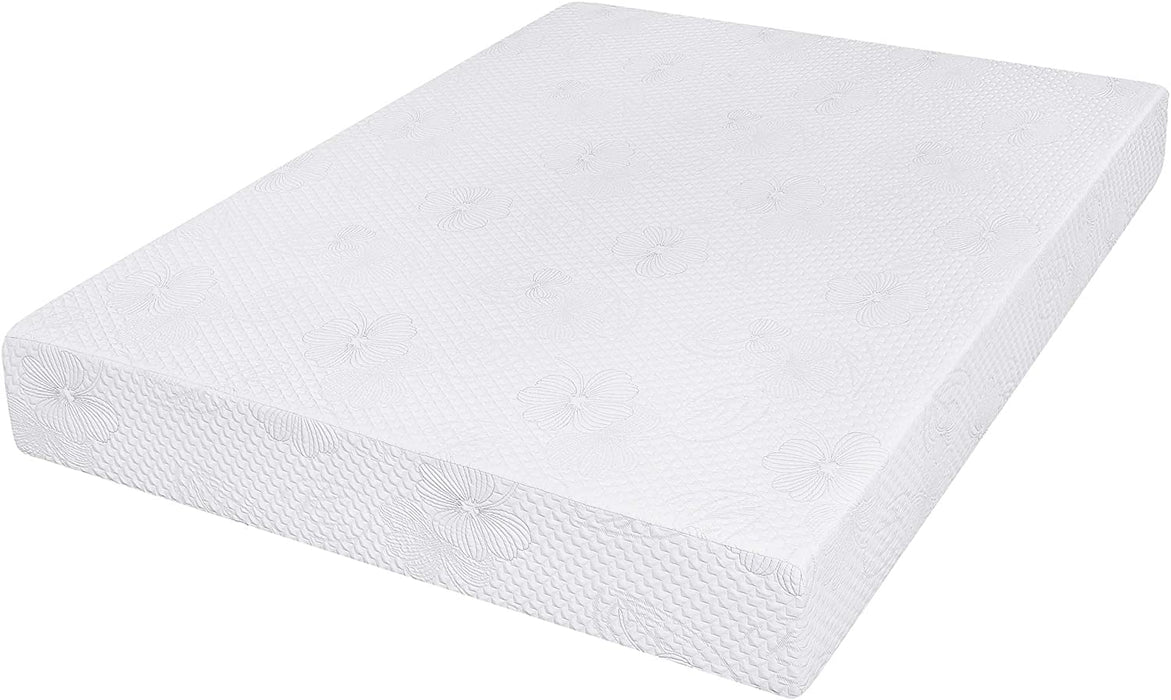 White Plush Full Memory Foam Mattress