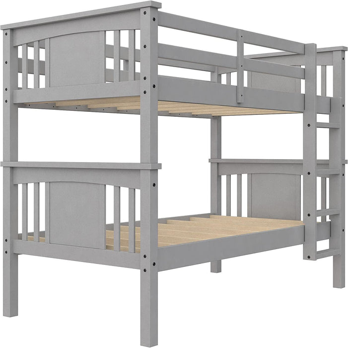 Dylan Kids Bunk Beds, Twin, White