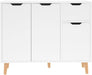 Modern Coffee Bar Cabinet with Storage Doors